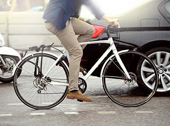 bicycle in traffic