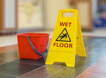 wet floor sign